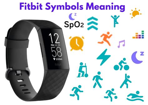 fitbit charge 5 face symbols.